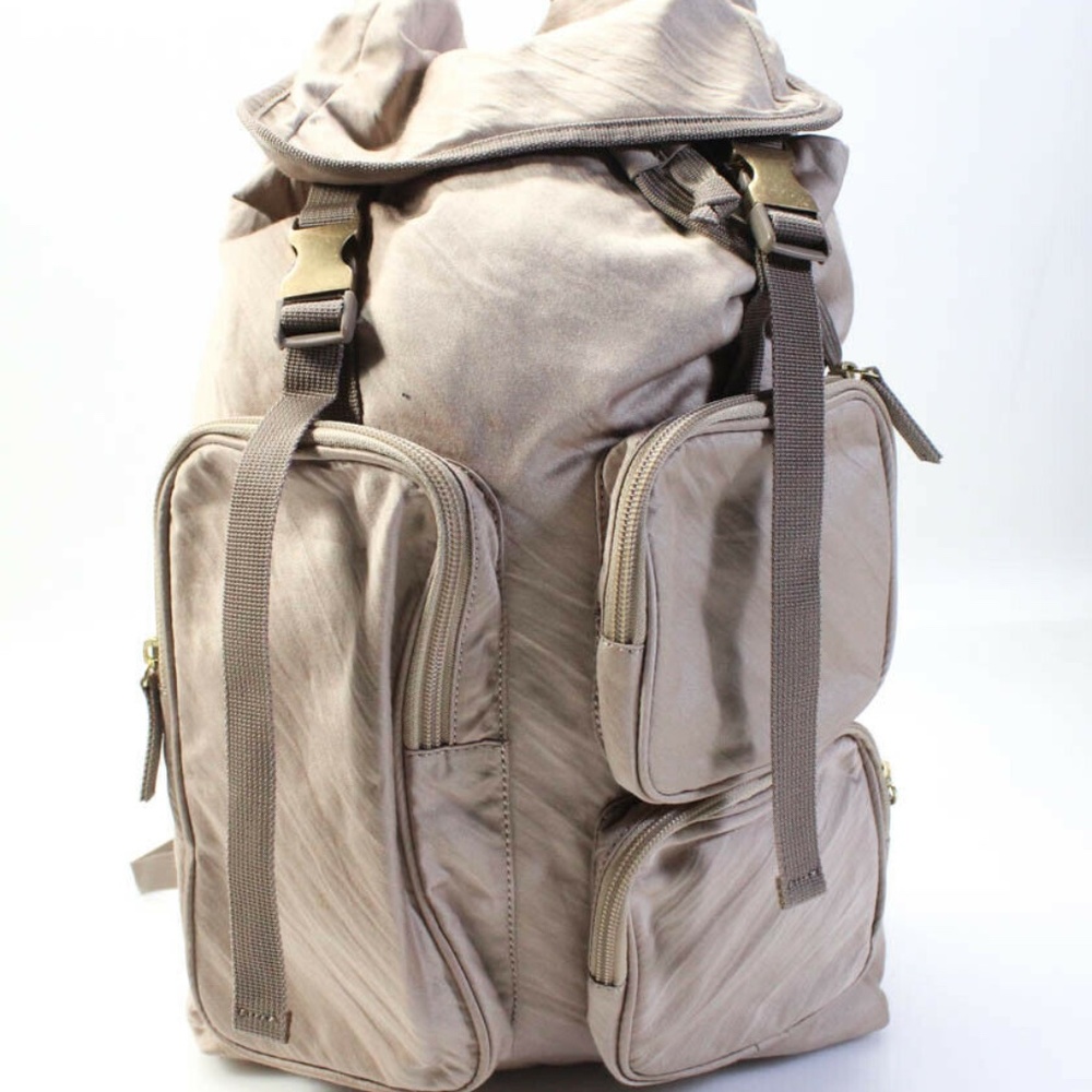 J. Crew women's backpack metallic tan New with tags!